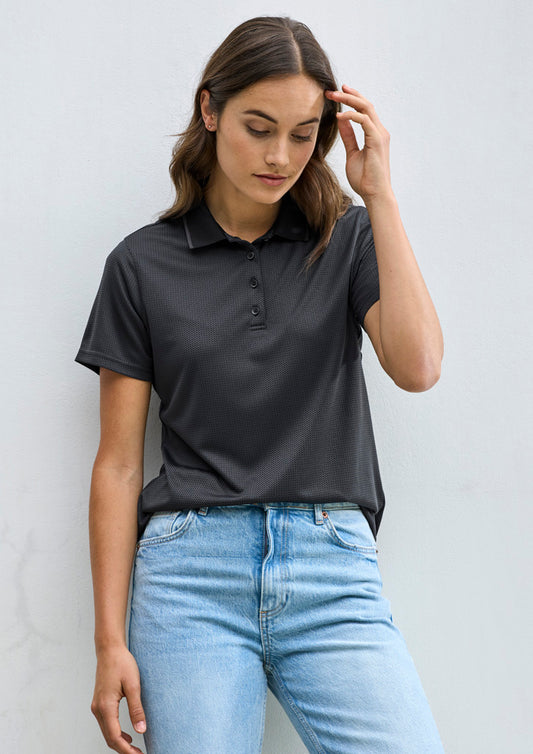 Biz Collection Womens Echo Short Sleeve Polo - P412LS