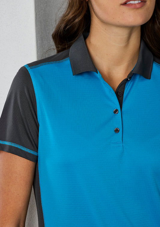 Biz Collection Womens Dart Short Sleeve Polo - P419LS