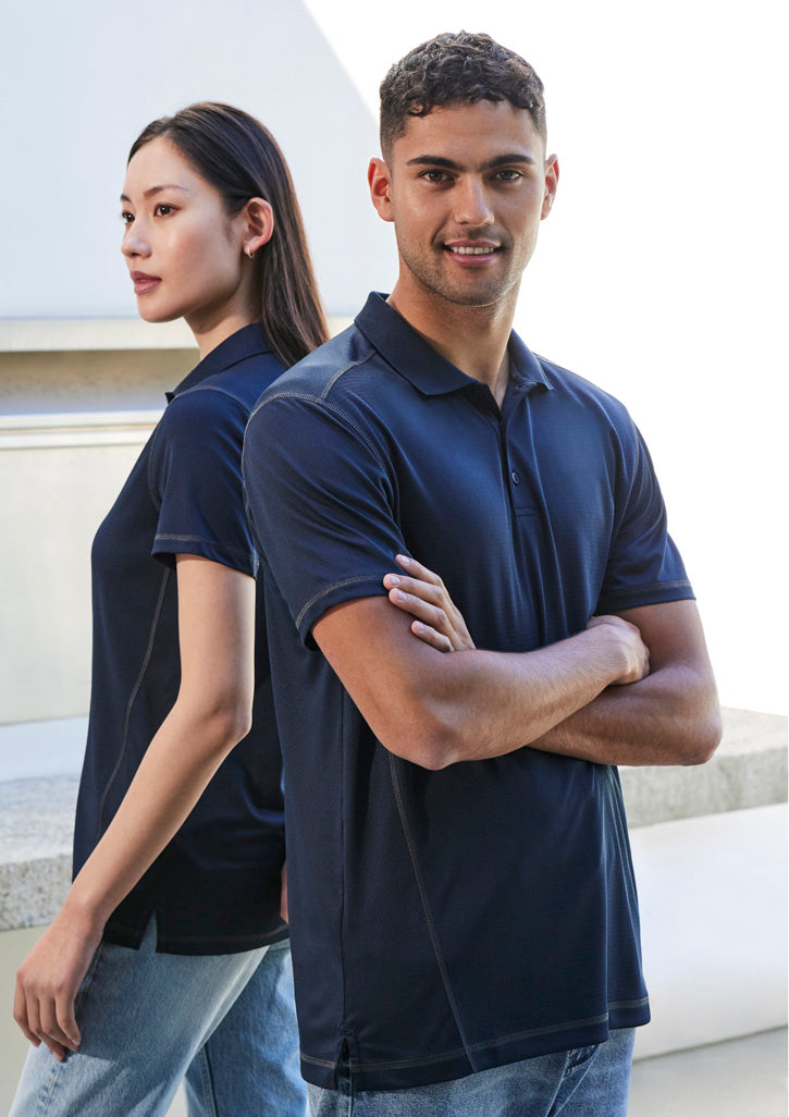 Biz Collection Mens Dart Short Sleeve Polo - P419MS