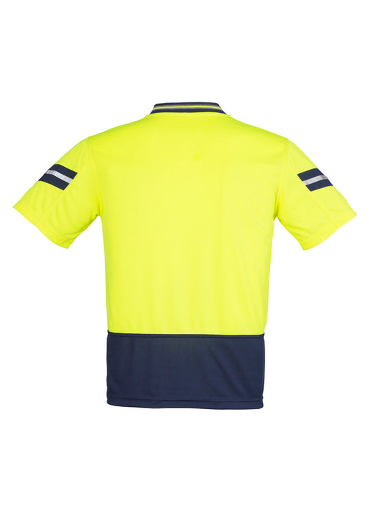 Syzmik Mens Hi Vis Astro Short Sleeve Polo ZH245