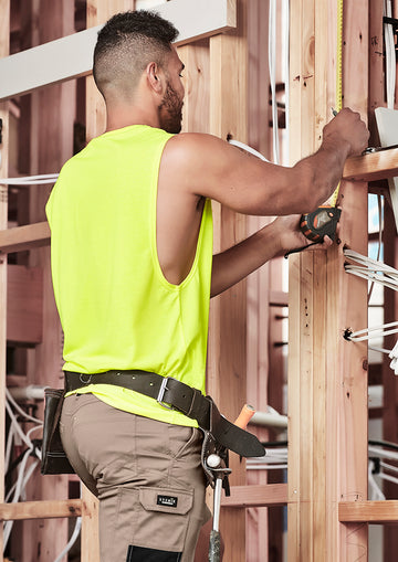 Mens Hi Vis Sleeveless Tee