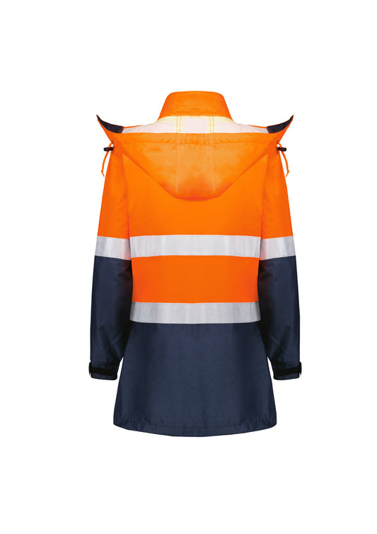 Syzmik Womens Hi Vis Ultralite Waterproof Jacket ZJ757