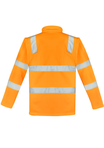 Unisex Hi Vis VIC Rail 2 In 1 Softshell Jacket