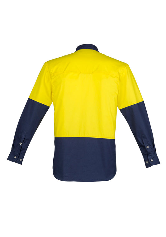 Syzmik Mens Industrial Long Sleeve Shirt ZW122