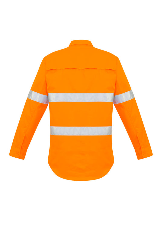 Mens Hi Vis Hoop Taped Long Sleeve Shirt